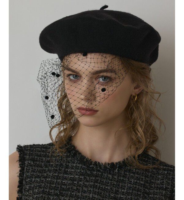  「Le Beret Francaisベレー帽」|ハンチング・ベレー帽|ブラック