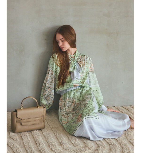 Grace Class「パリスカーフプリントスカート」|スカート|