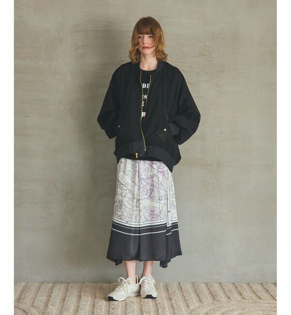 Grace Class「パリスカーフプリントスカート」|スカート|