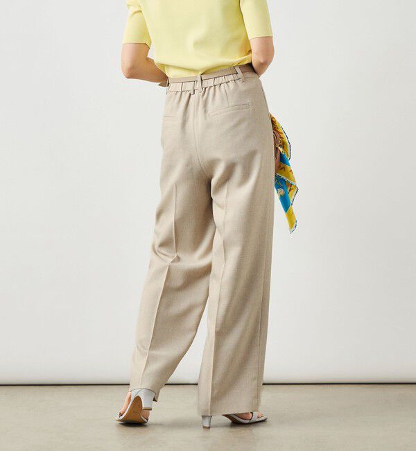 NOLLEY'S sophi「NEW morisachi《セットアップ対応》ウォッシャブルスラブオックスタックワイドパンツ」|その他|