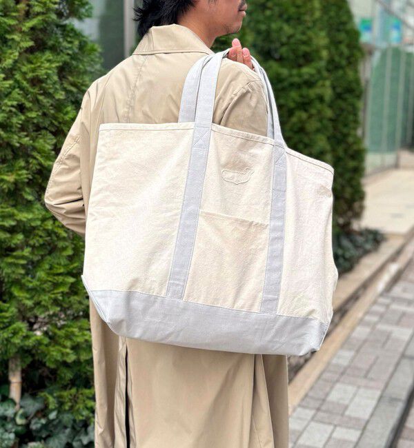 NOLLEY'S goodman「クジラキャンバストートバッグ」|トートバッグ|ホワイト系2