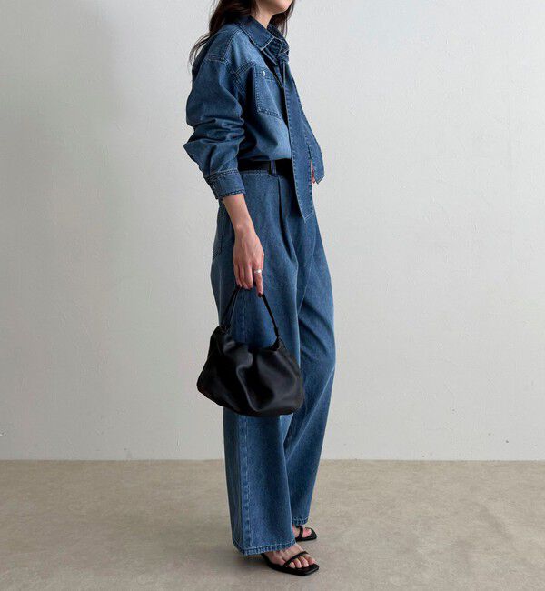 fredy emue「《セットアップ対応》ラップデニムパンツ」|デニム|