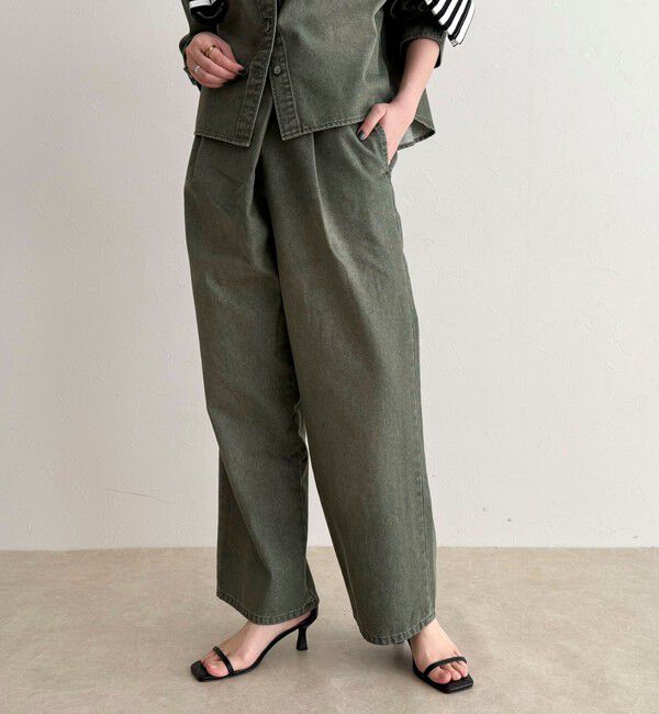 fredy emue「《セットアップ対応》ラップデニムパンツ」|デニム|