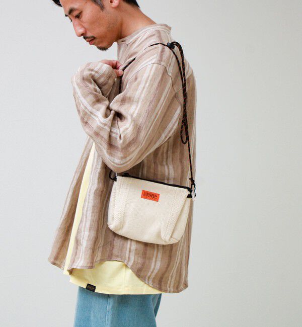 GLOSTER「【UNIVERSAL OVERALL】Summer knit sacoche」|ショルダー・メッセンジャー|