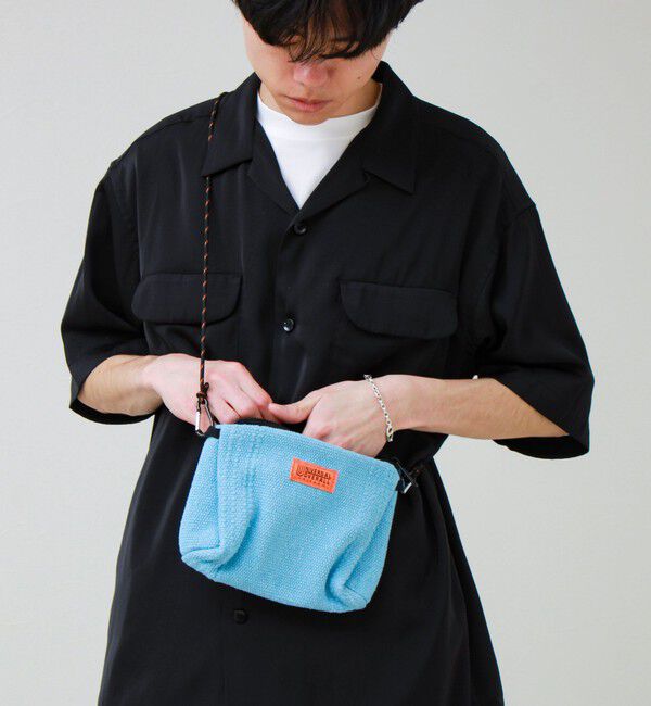 GLOSTER「【UNIVERSAL OVERALL】Summer knit sacoche」|ショルダー・メッセンジャー|