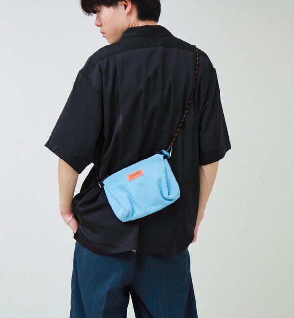 GLOSTER「【UNIVERSAL OVERALL】Summer knit sacoche」|ショルダー・メッセンジャー|