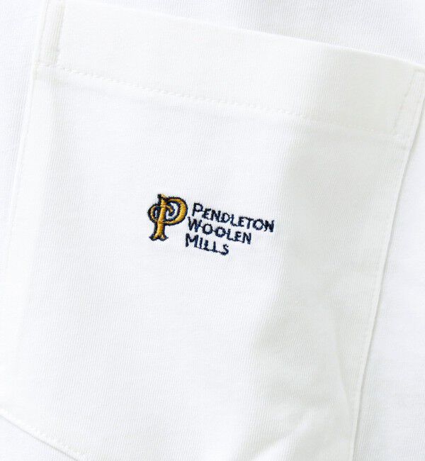 GLOSTER「【PENDLETON/ペンドルトン】Logo EMB Pocket Tee」|Tシャツ・カットソー|