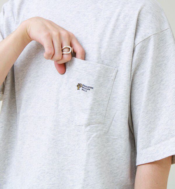 GLOSTER「【PENDLETON/ペンドルトン】Logo EMB Pocket Tee」|Tシャツ・カットソー|