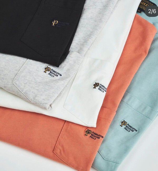 GLOSTER「【PENDLETON/ペンドルトン】Logo EMB Pocket Tee」|Tシャツ・カットソー|