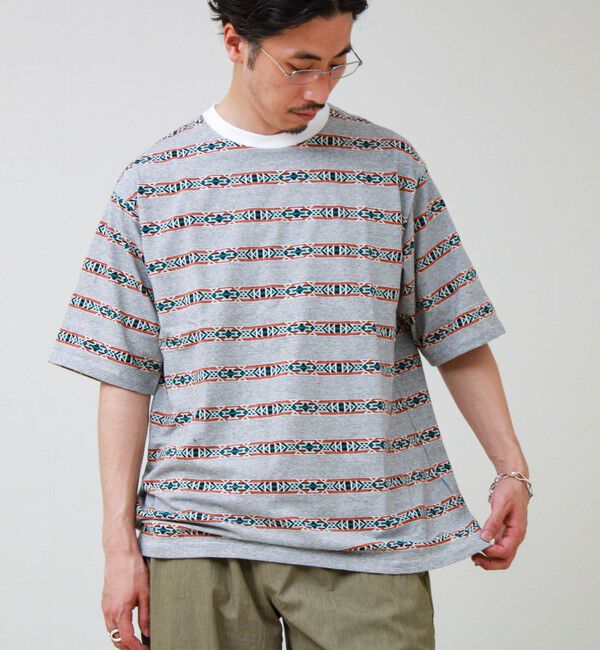 GLOSTER「【PENDLETON/ペンドルトン】Jacquard Tee」|Tシャツ・カットソー|オフホワイト