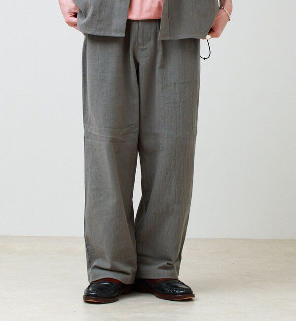 GLOSTER「【JACKPURCELL/ジャックパーセル】コットンパナマパンツ」|チノ|