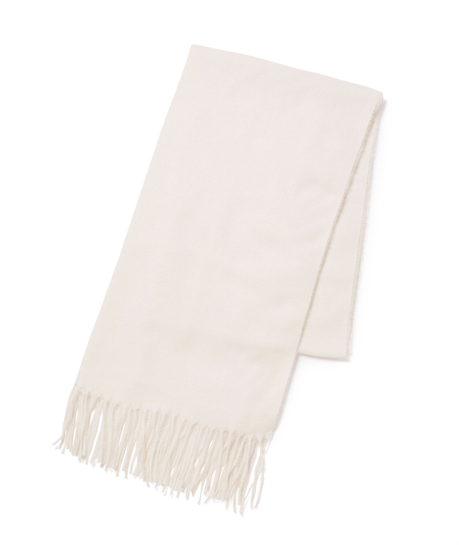 VIS「【リサイクルポリ】なめらかタッチ無地大判ストール」|ストール|