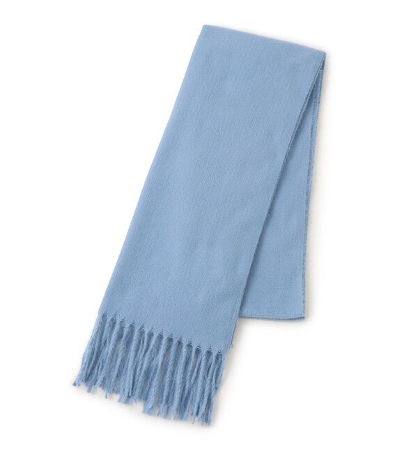 VIS「【リサイクルポリ】なめらかタッチ無地大判ストール」|ストール|