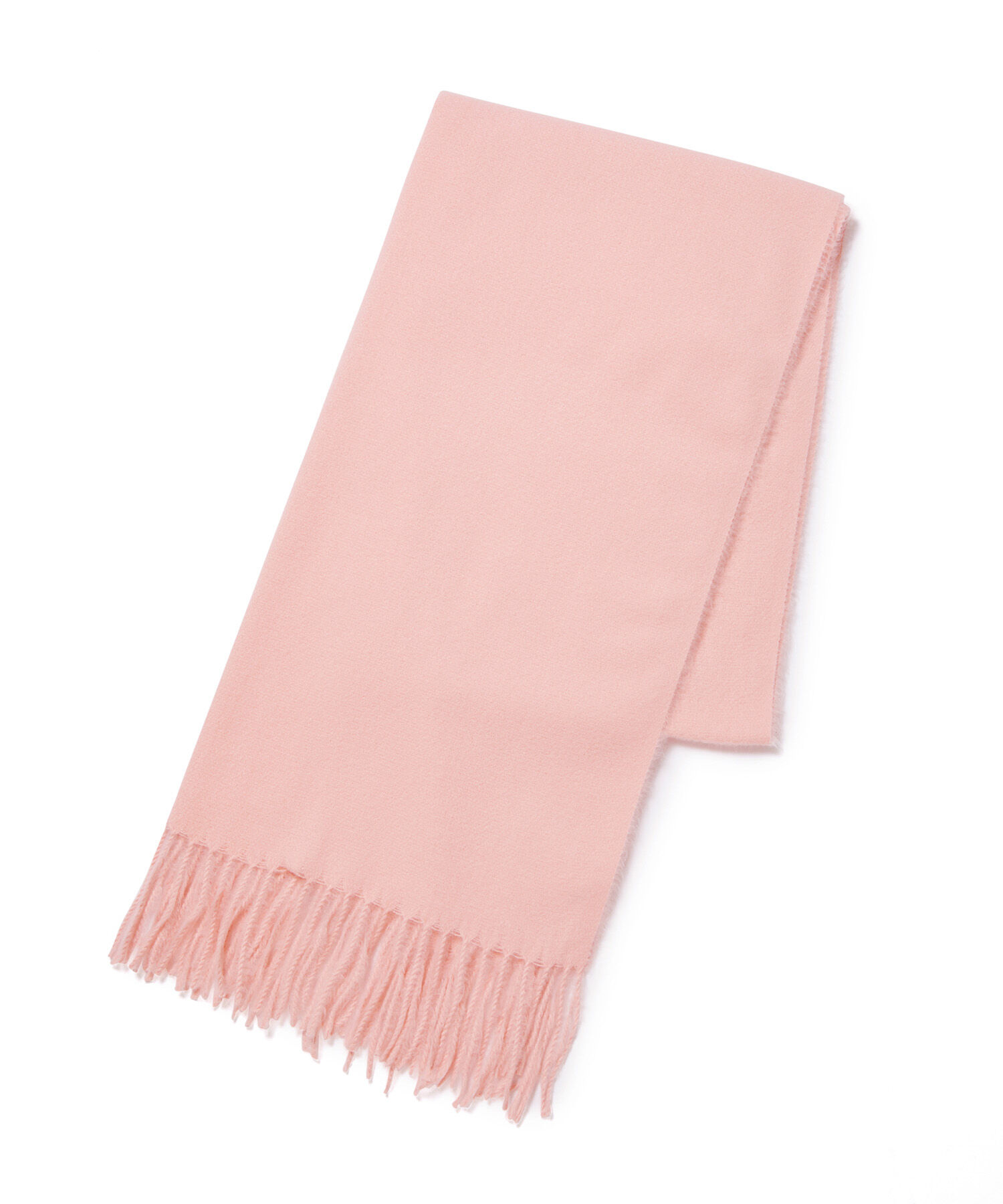 VIS「【リサイクルポリ】なめらかタッチ無地大判ストール」|ストール|