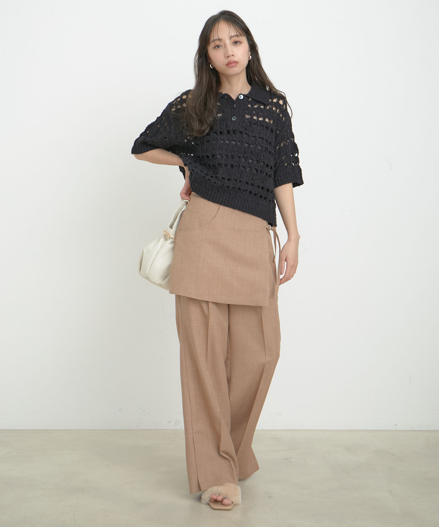 Juze「ファーサンダル」|ビジネス・ドレスシューズ|