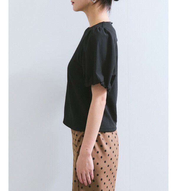 VIS「【WEB限定】ドッキング袖ボリュームカットソー」|Tシャツ・カットソー|