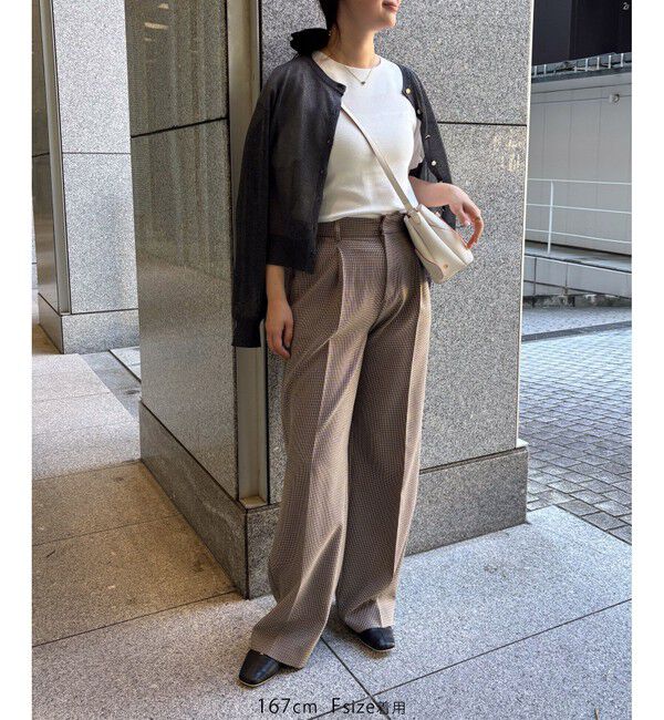 VIS「【WEB限定】ドッキング袖ボリュームカットソー」|Tシャツ・カットソー|