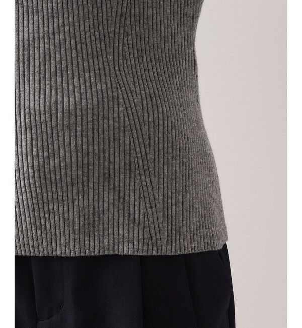 VIS「スクエアネックニットプルオーバー」|ニット・セーター|