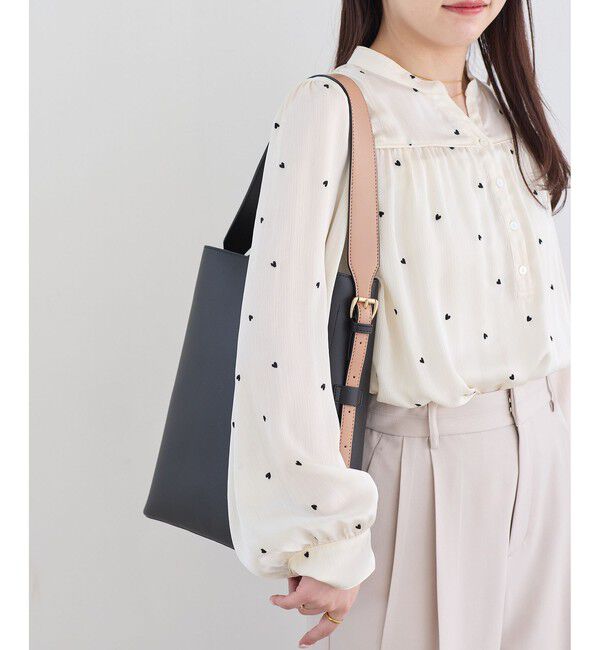 VIS「【WEB限定】三層構造リバーシブルハンドルバッグ/A4対応」|ショルダー・メッセンジャー|