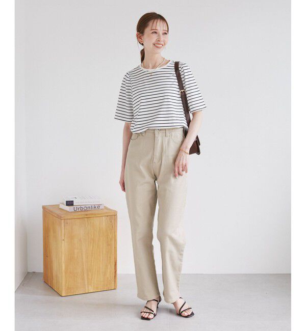 Rope&rsquo;Picnic「【UVカット・接触冷感】70シルケットパフスリーブトップス」|Tシャツ・カットソー|