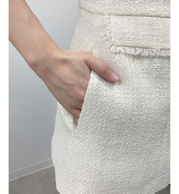 Rope&rsquo;Picnic「【WEB限定カラー】ツイード金ボタンジレベスト/セレモニー対応・リンクコーデ」|ベスト・ジレ|