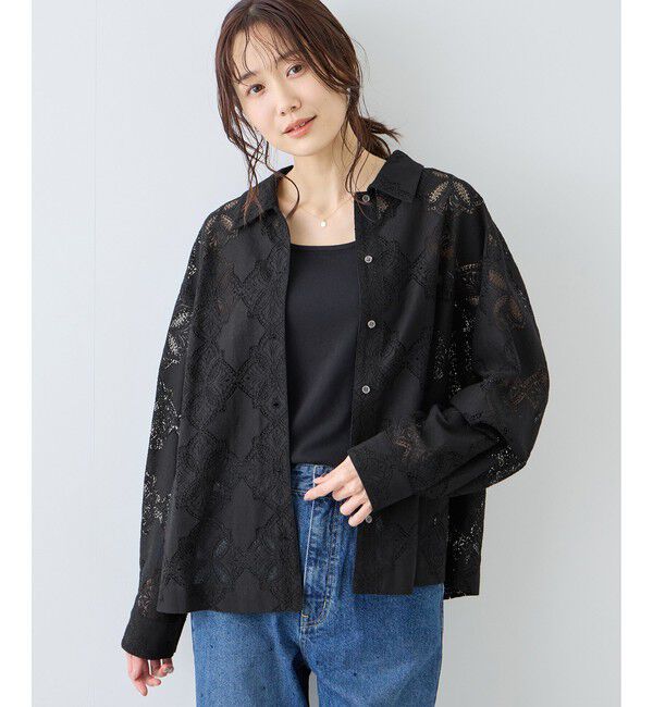 Rope&rsquo;Picnic「レースシャツ」|シャツ・ブラウス|