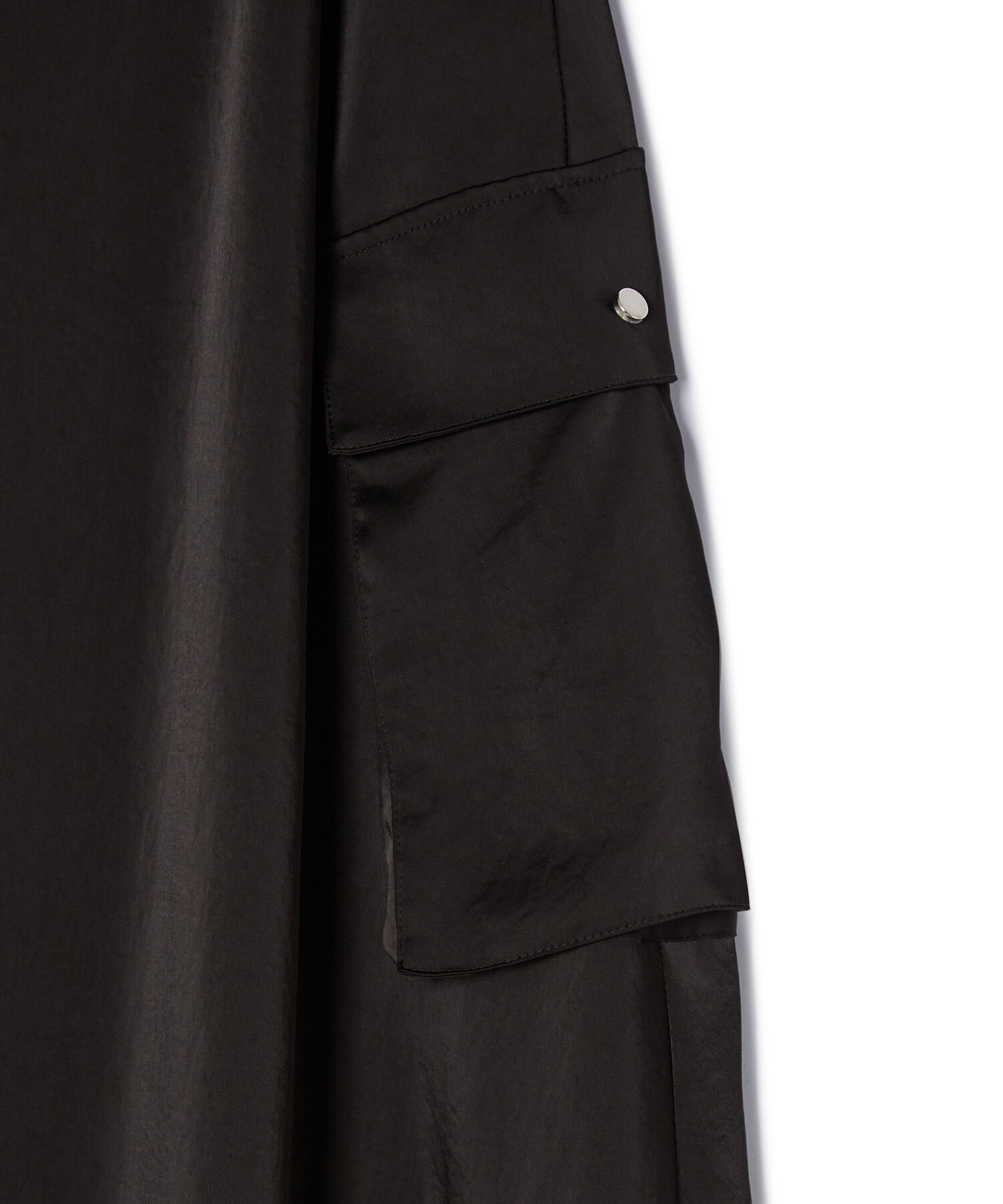 ADAM ET ROPE'「【サステナブル】サテンバルーンカーゴスカート」|スカート|