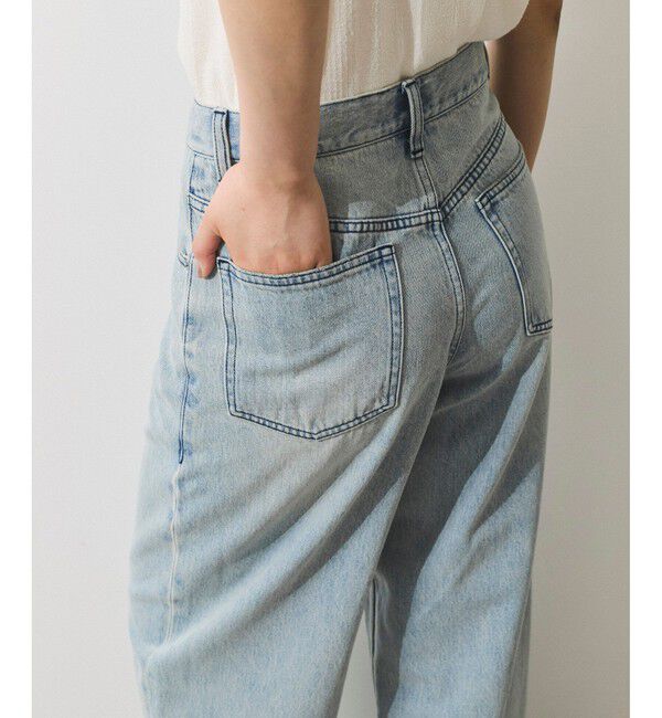 ADAM ET ROPE'「【WEB限定】ワイドストレートデニムパンツ」|デニム|