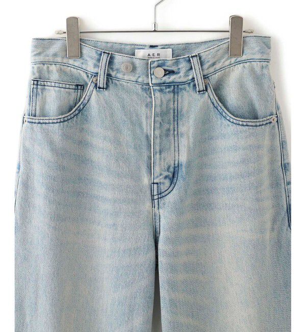 ADAM ET ROPE'「【WEB限定】ワイドストレートデニムパンツ」|デニム|