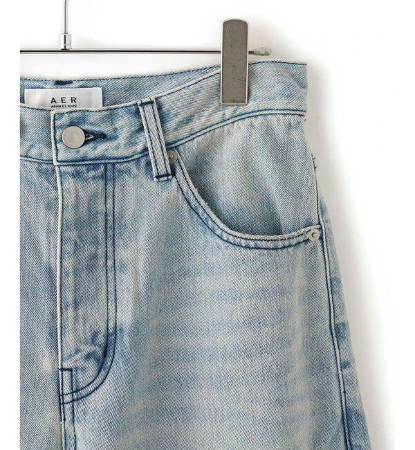 ADAM ET ROPE'「【WEB限定】ワイドストレートデニムパンツ」|デニム|