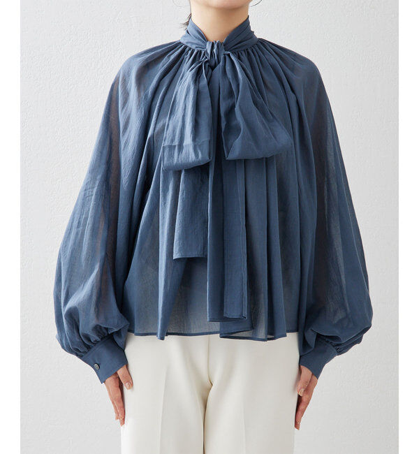  「ローンボウタイブラウス」|シャツ・ブラウス|