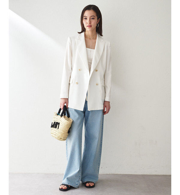  「ドロストデニムパンツ」|チノ|