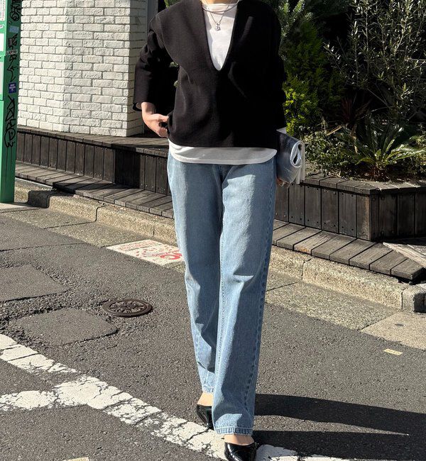  「Q.anosストレートデニム」|デニム|