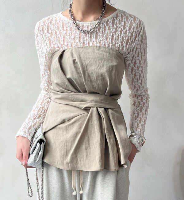  「レースプルオーバー」|Tシャツ・カットソー|