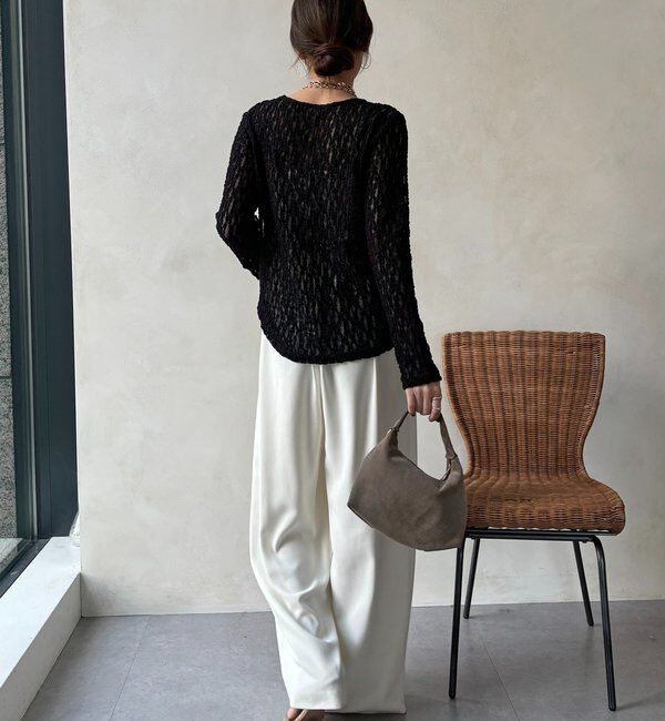  「レースプルオーバー」|Tシャツ・カットソー|