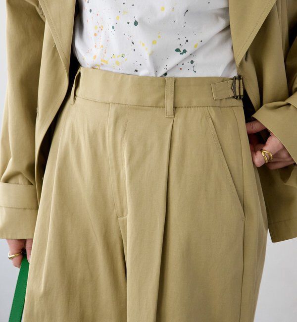  「【A・MONN(アモン)】スムースワイドパンツ」|その他|