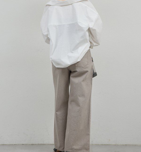  「【手洗い可】ストレートデニム」|デニム|