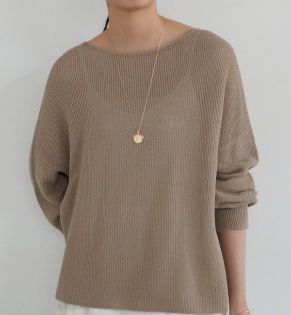  「2WAYギマコットンニット」|ニット・セーター|