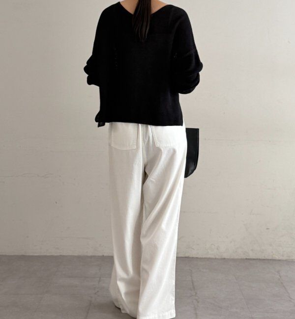  「2WAYギマコットンニット」|ニット・セーター|