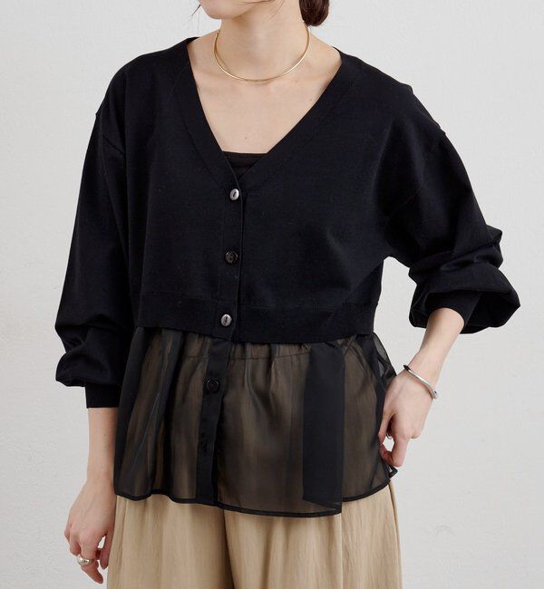  「シアードッキングカーディガン」|カーディガン|