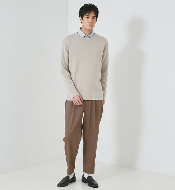 ABAHOUSE「【マルチストライプ】ワイド テーパードパンツ / スラックス」|スラックス|