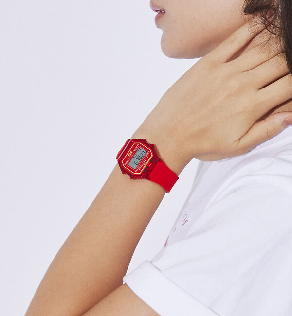 ABAHOUSE「【ice watch /アイスウォッチ】ICE digit retro/アイス」|腕時計|レッド
