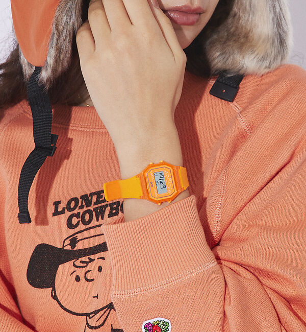 ABAHOUSE「【ice watch /アイスウォッチ】ICE digit retro/アイス」|腕時計|オレンジ