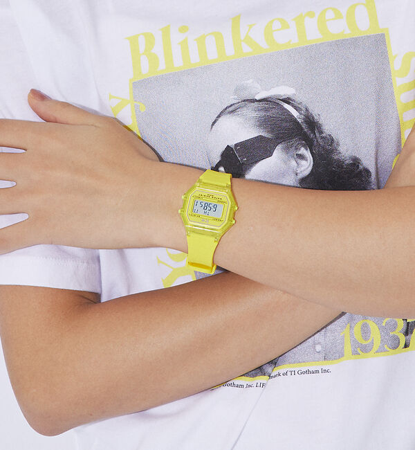 ABAHOUSE「【ice watch /アイスウォッチ】ICE digit retro/アイス」|腕時計|イエロー