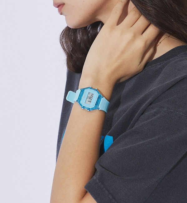 ABAHOUSE「【ice watch /アイスウォッチ】ICE digit retro/アイス」|腕時計|サックスブルー