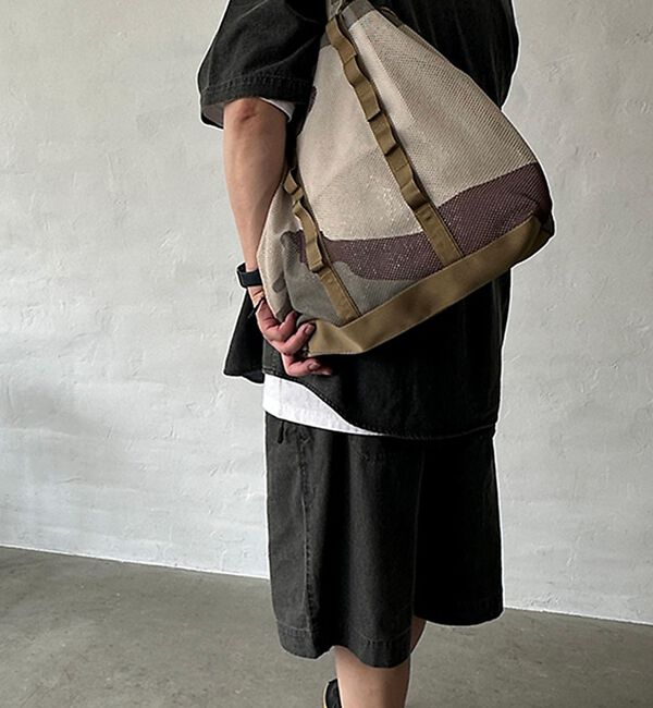 ABAHOUSE「【WEEKEND(ER)/ウィークエンダー】WKD　MESH　TOTE/ウィーク」|トートバッグ|