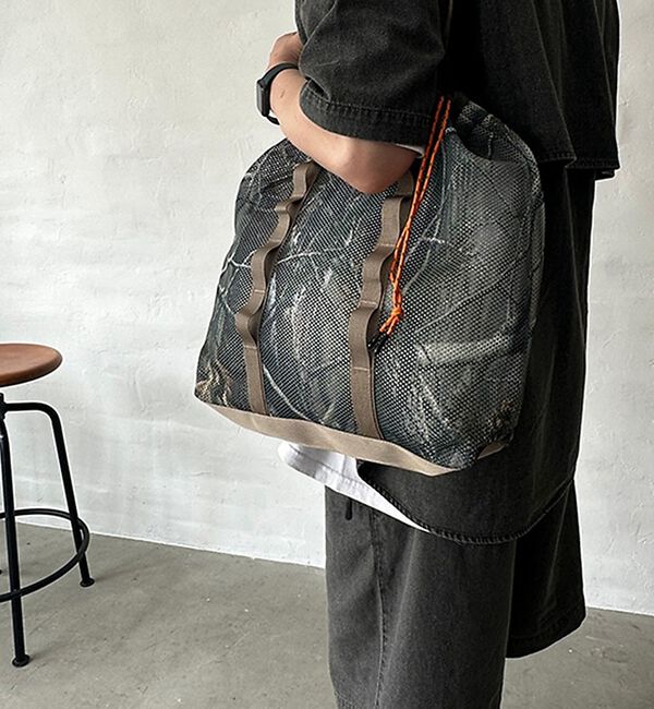 ABAHOUSE「【WEEKEND(ER)/ウィークエンダー】WKD　MESH　TOTE/ウィーク」|トートバッグ|