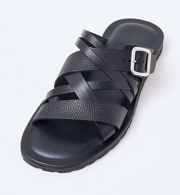 alfredoBANNISTER「マルチクロス レザーサンダル」|サンダル|