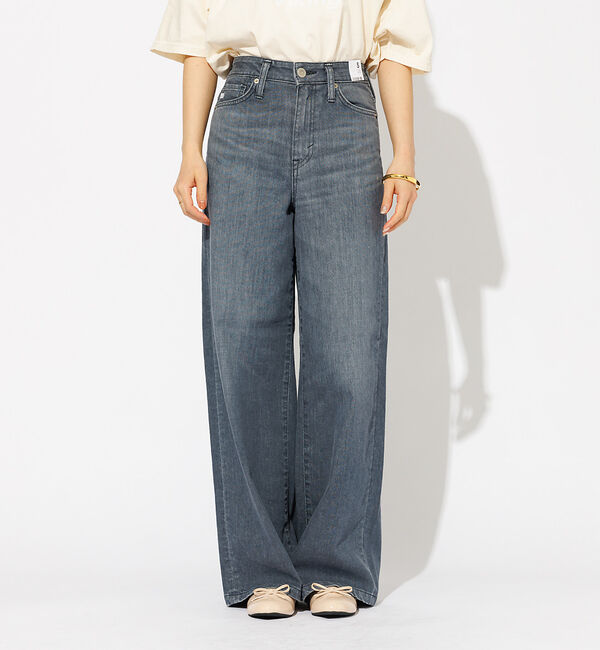 Rouge vif「【SOMETHING/サムシング】LISA ワイド デニムパンツ」|デニム|