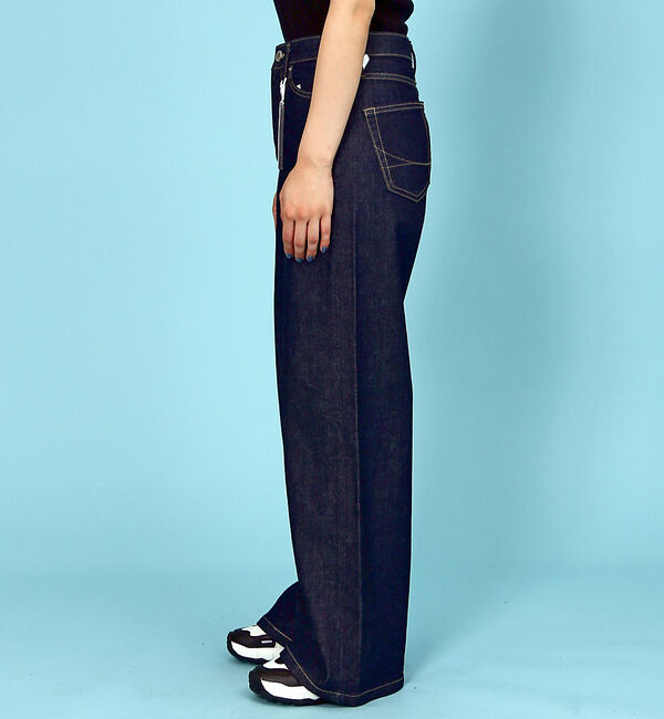 Rouge vif「【SOMETHING/サムシング】LISA ワイド デニムパンツ」|デニム|